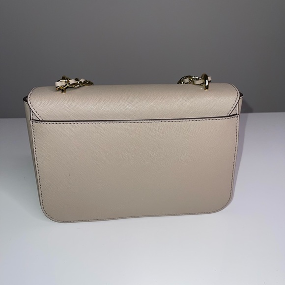 Tory Burch - French Grey Leather - Emerson Adjustable Shoulder Chain Strap Bag - Picture 14 of 15